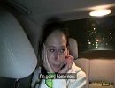 Taxi driver fucks crying girl that threw her boyfriend