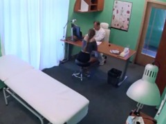 At doctors office sex on hidden camera